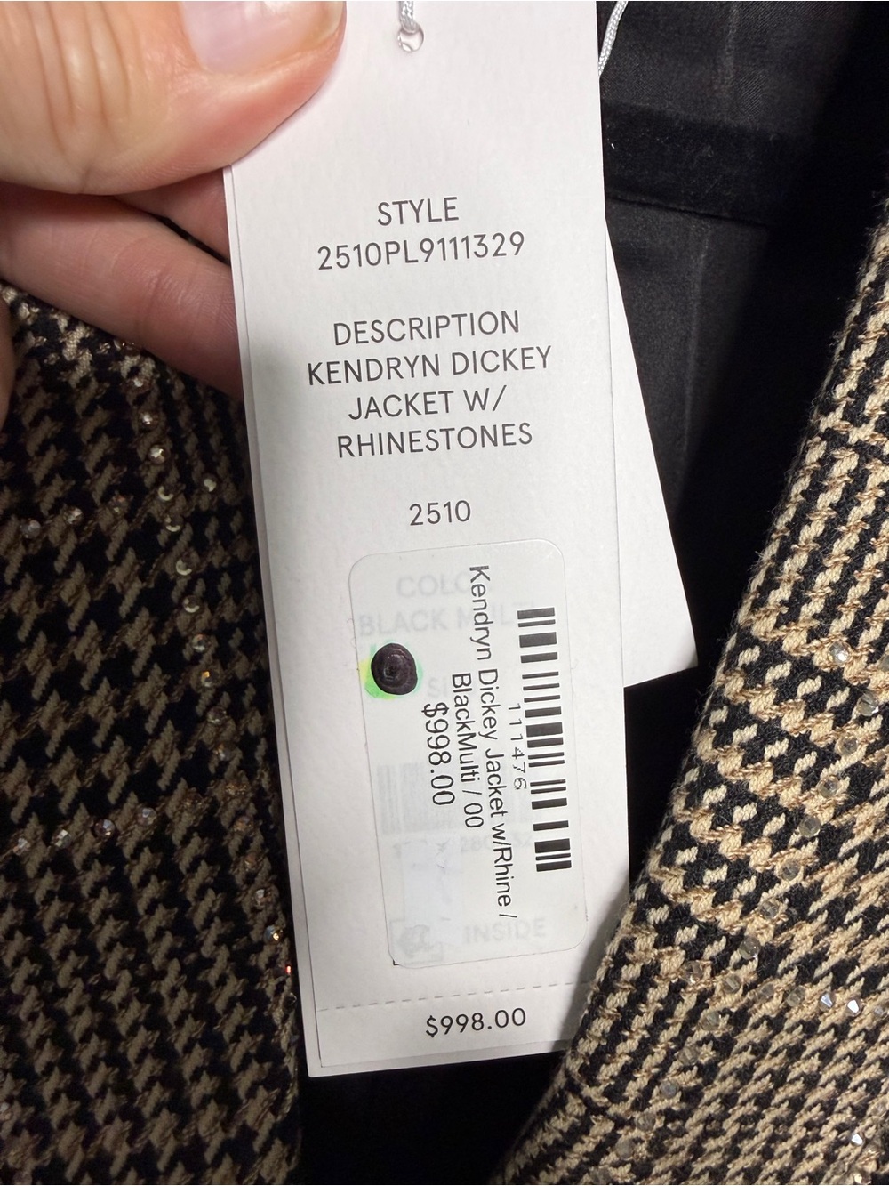 Veronica Beard Kendryn Rhinestone Dickey Jacket 00 - Picture 5 of 10